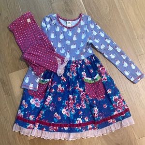 Wildflowers dress, top and leggings
